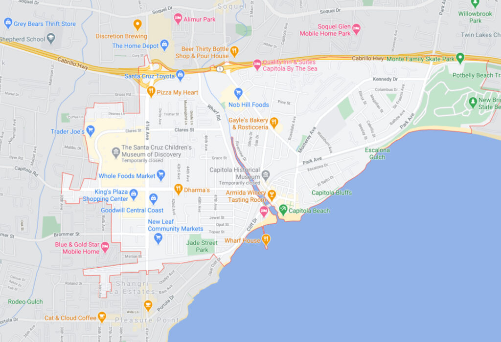 Map-of-Killroy-Pest-Control-in-Capitola-CA