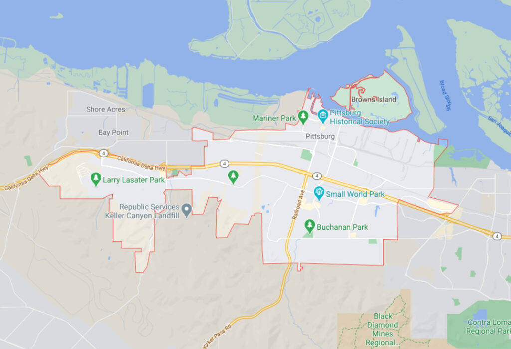 Map-of-Killroy-Pest-Control-in-Pittsburg-CA