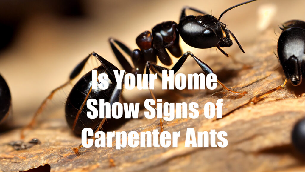 signs of carpenter ant damage