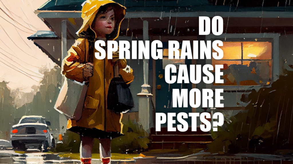 Do spring rains cause more pests