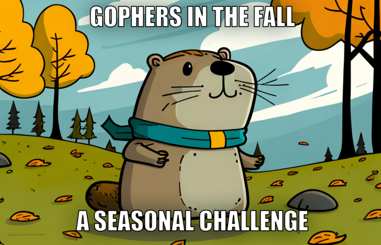 Gophers in the Fall A Seasonal Challeng